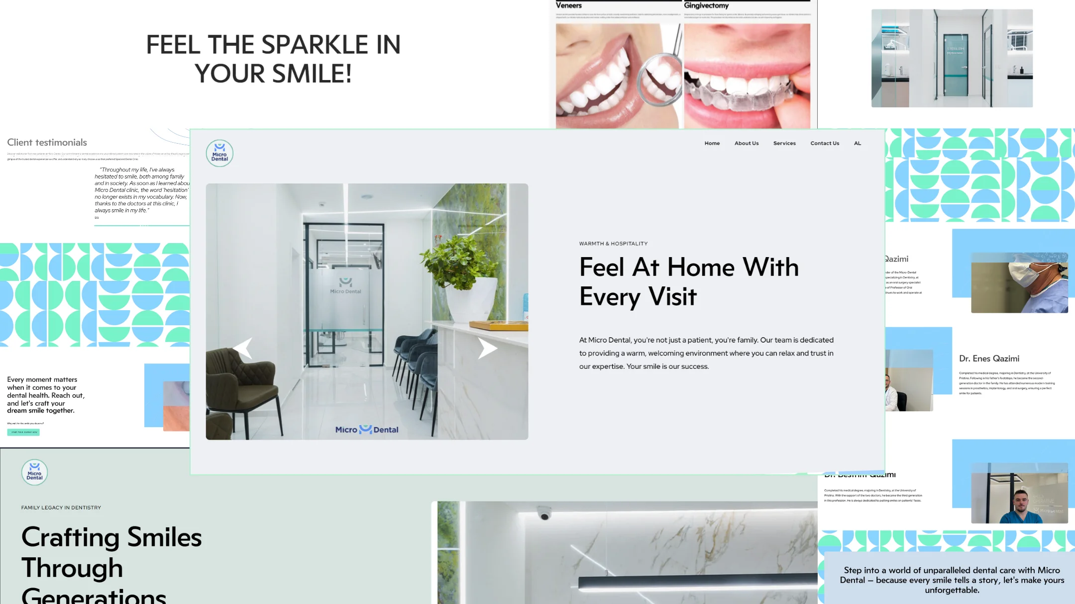 Micro Dental Website Hero Image