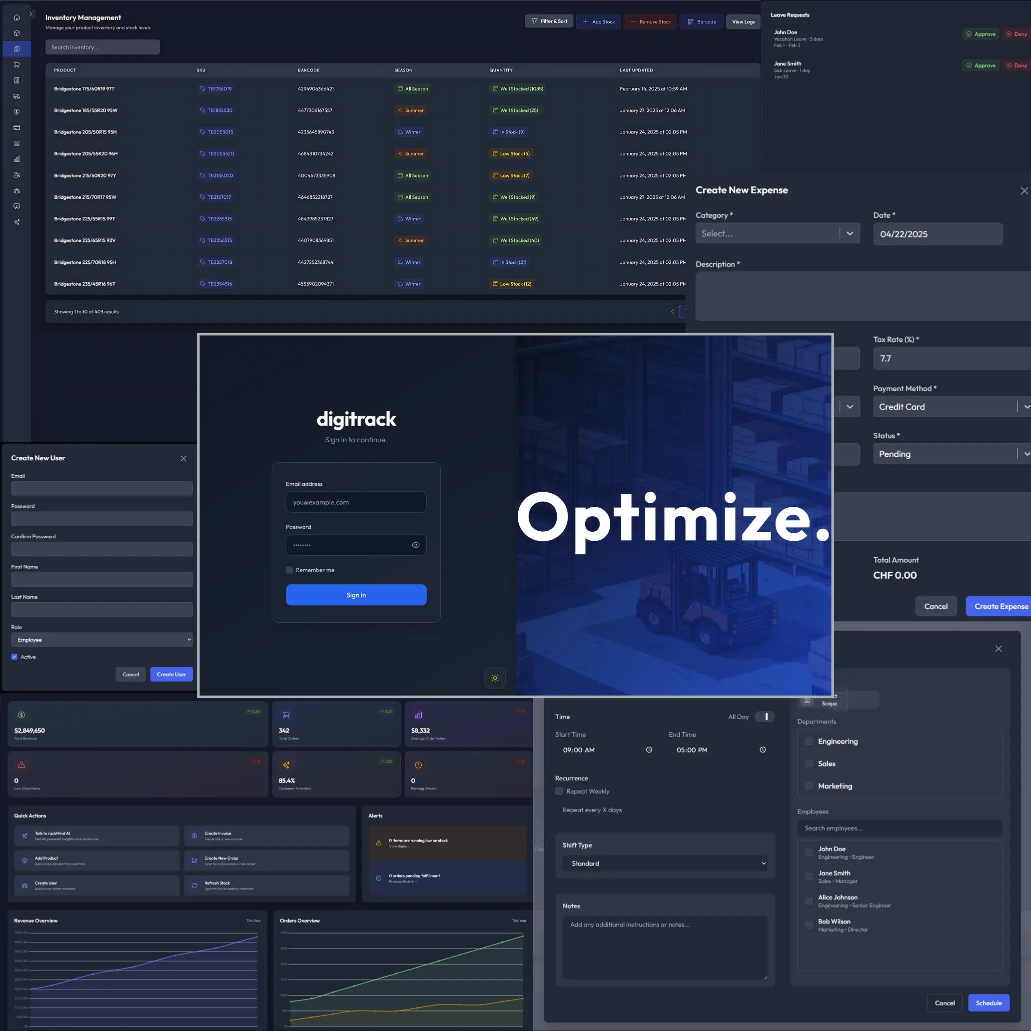 Digitrack ERP - Enterprise Resource Planning
