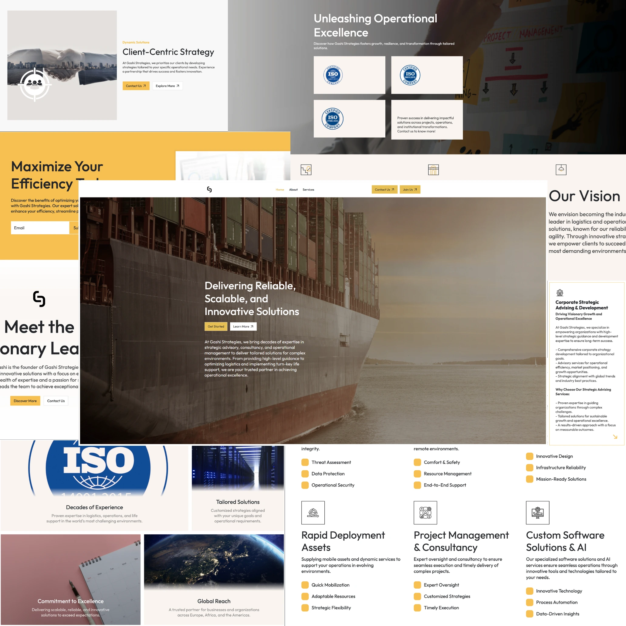 Gashi Strategies Website