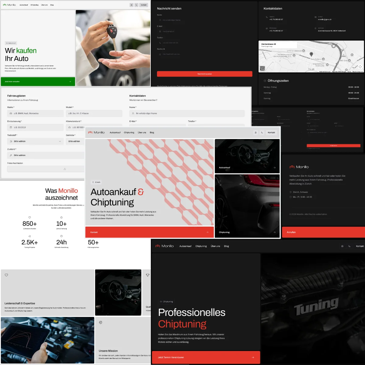 Monillo Website - Custom Web Development Project
