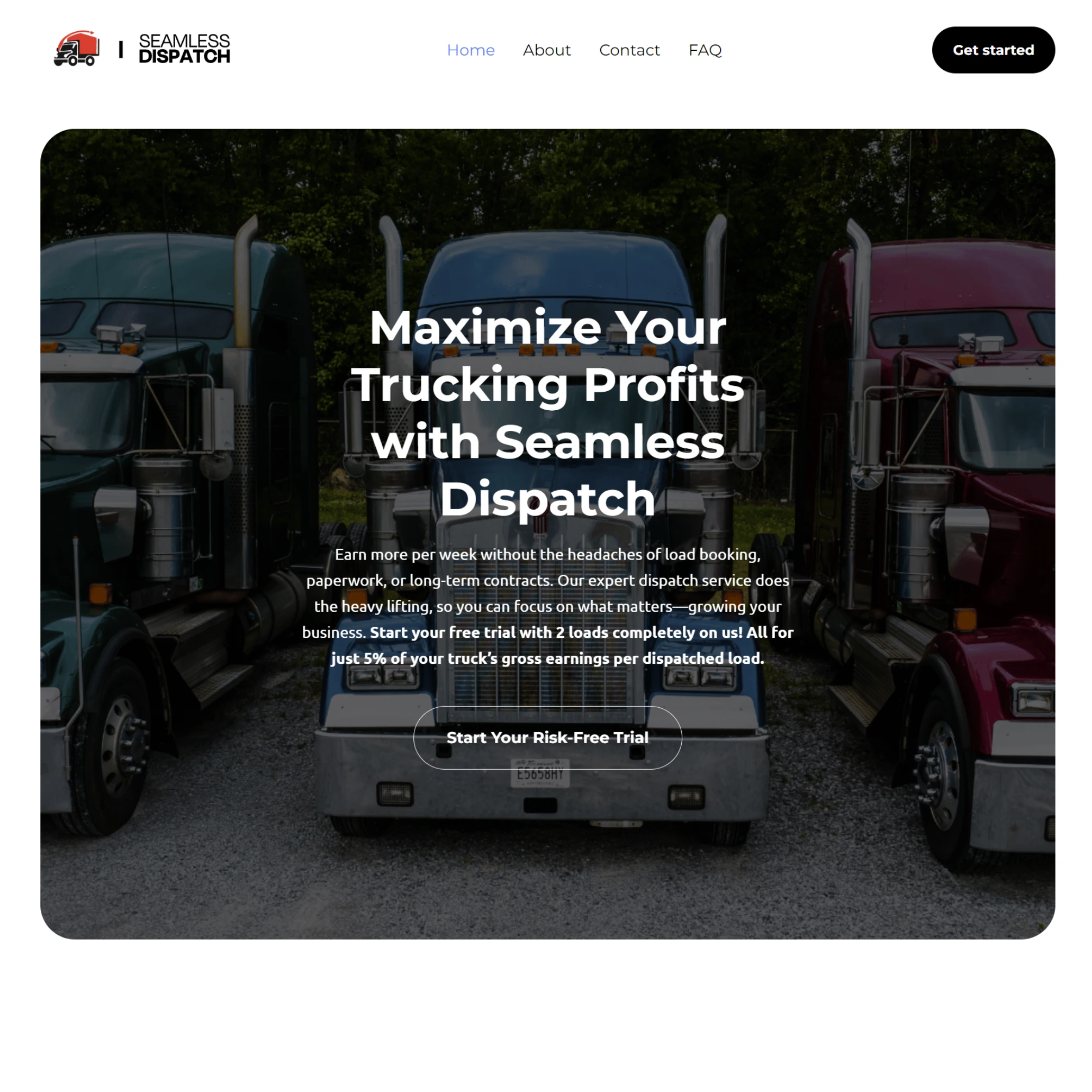 Seamless Dispatch Website