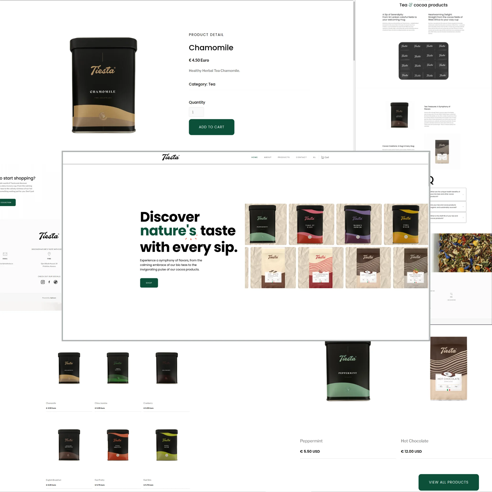 Tiesta E-commerce - E-commerce Platform